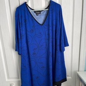 New Arna York Blue Blouse - size 22/24